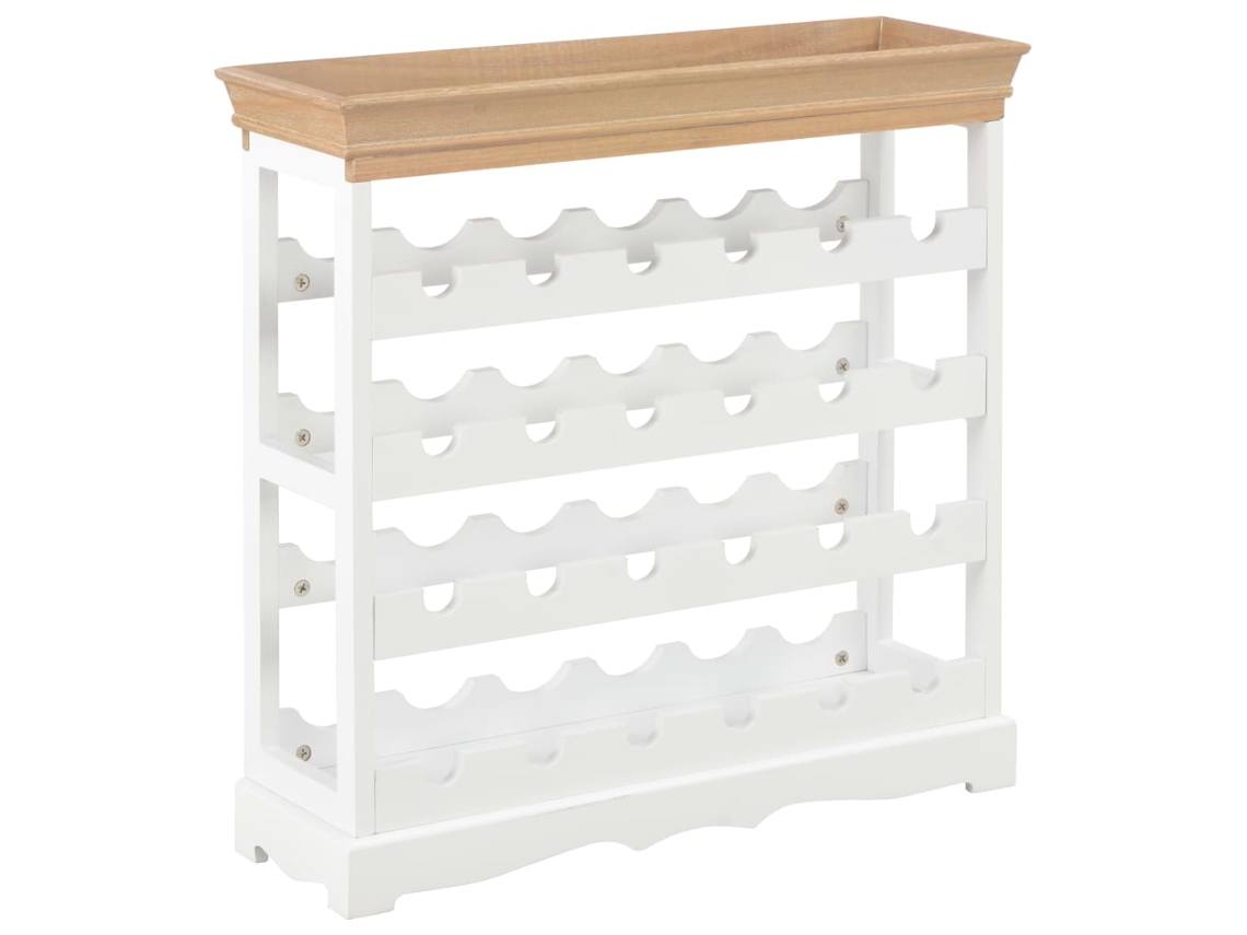 Wine Rack, Wine Racks Vidaxl Branco Madeira (n/a)