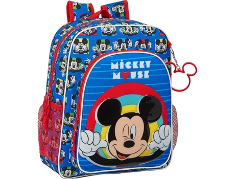 Mochila MICKEY CLUBHOUSE Junior Me Time (Azul - Poliéster - 38x12x32cm)