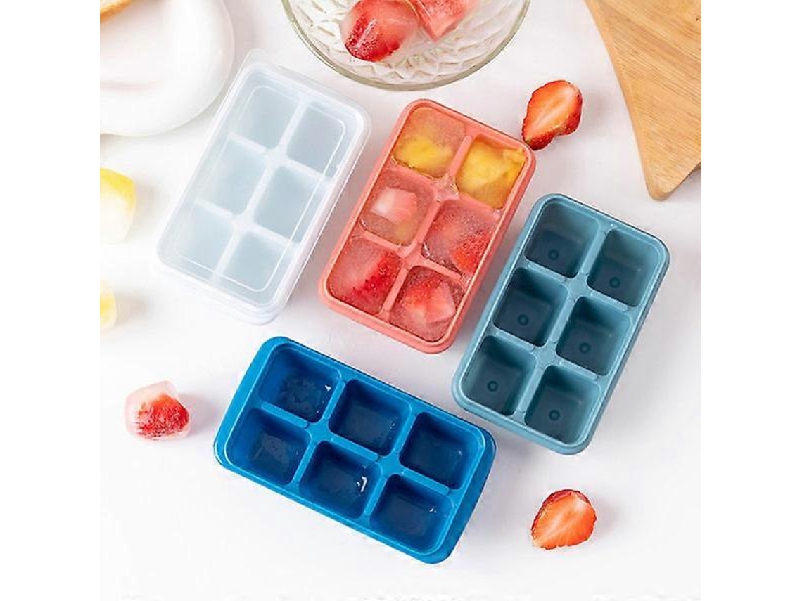 Cubos De Gelo Silicone Com Trava, Conjunto De 4, Inodoros
