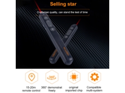 Puntero láser con control remoto inalámbrico Viboton PP 936 2.4G para presentaciones PPT | S/MARCA