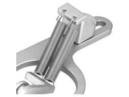 Billet Aluminum Throttle Cable Bracket For Holley 4150 & 4160 Series Silver Carburetors