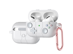 Caso Resistente Com Chaveiro Para Airpods Pro/pro2 - Apenas Capa - Branco