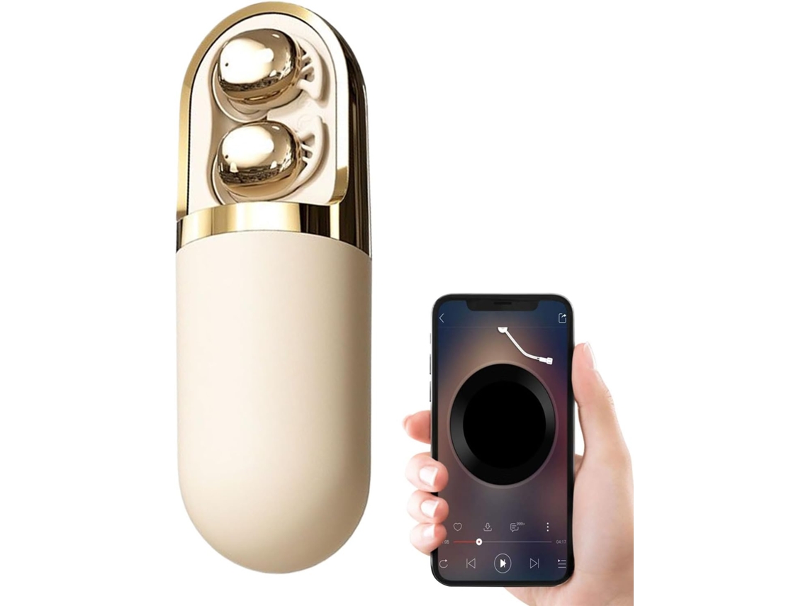 Fones De Ouvido Com Cancelamento Ruído, Função De Massagem E Relaxamento, Invisíveis