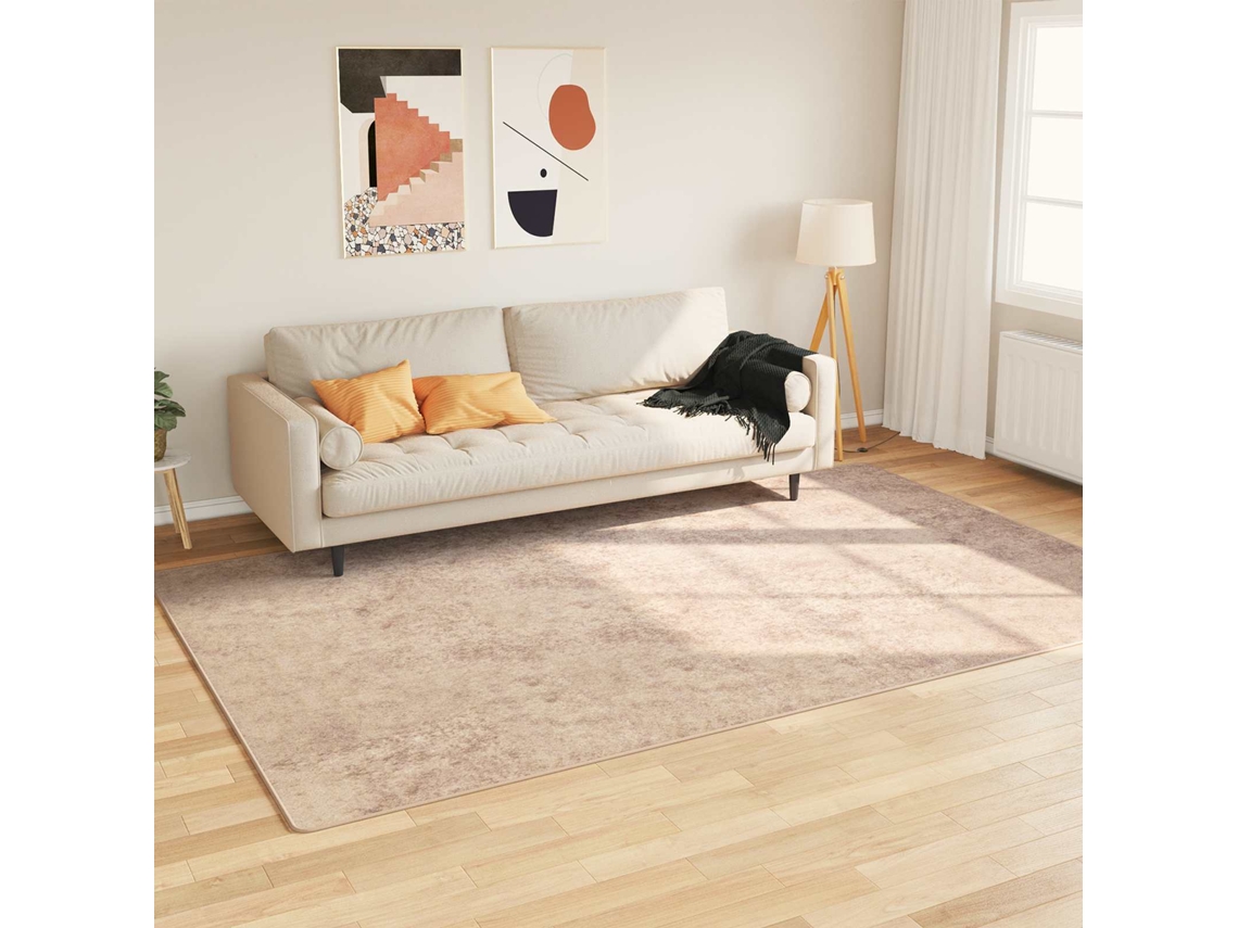 Vidaxl Passadeira Marsa Bege 150 X 230 Cm Poliéster E Pvc