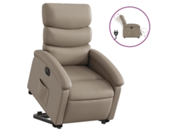 Electric Stand Up Recliner Chair, Electric Stand Up Recliner Chairs Vidaxl Marrom Couro Artificial