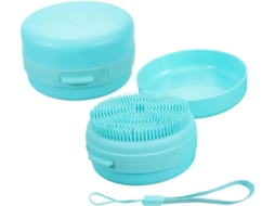 Lurelia Conjunto De 2 Escovas De Banho Para Bebé, Silicone Macio, Massagem Suave E Cor Azul