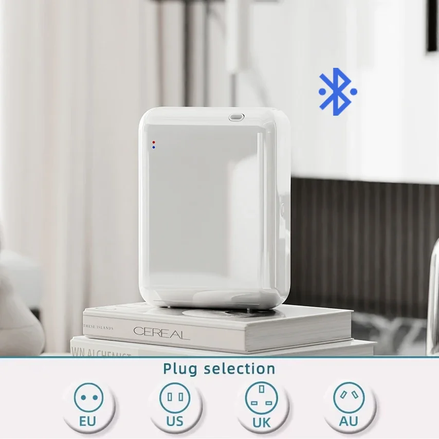 Difusor de Fragrâncias MDUG, casa, inteligente, bateria, Bluetooth, branco