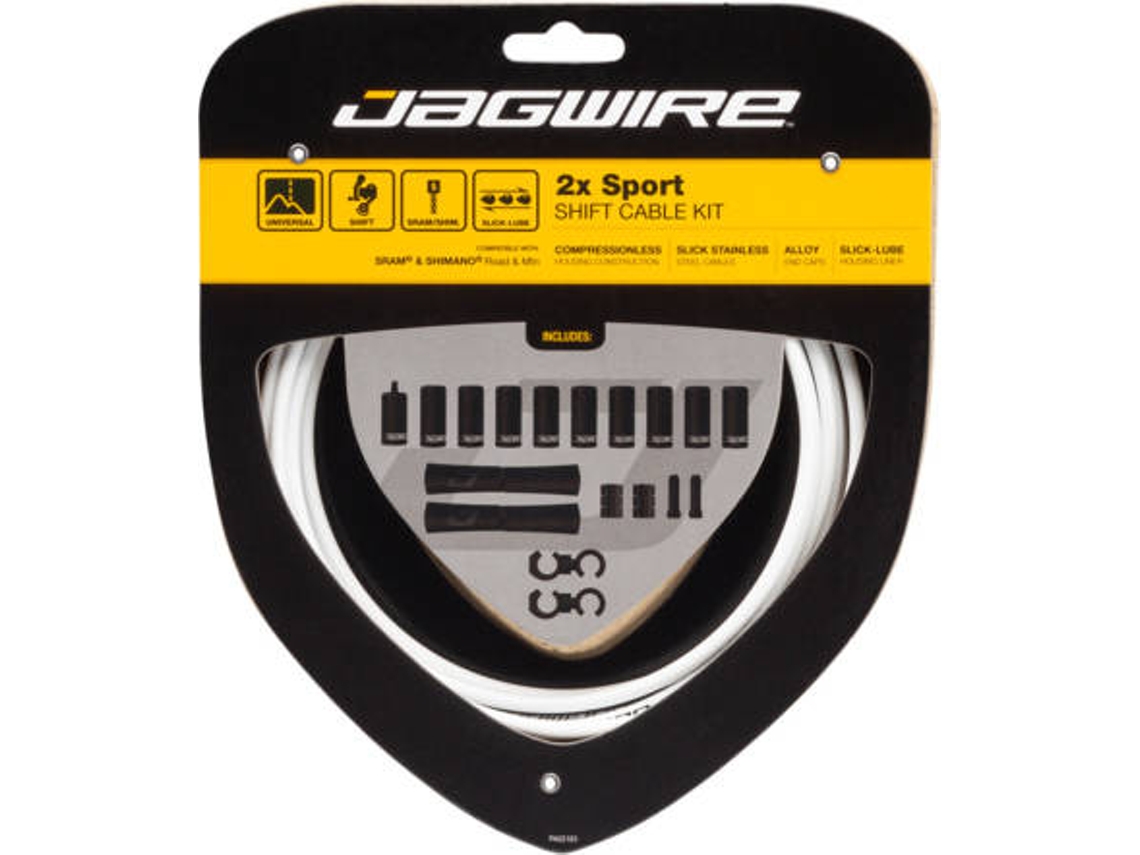 Kit JAGWIRE 2X SPort Shift Kit (Branco - TU)