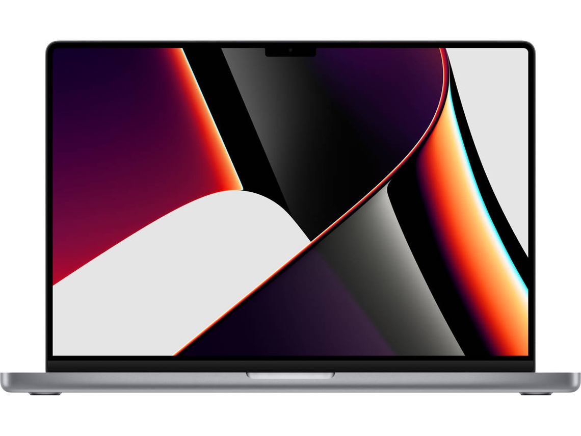 MacBook Pro APPLE Cinzento Sideral (16'' - Apple M1 Pro 10-Core - RAM: 16 GB - 1 TB SSD - GPU 16 - Core)