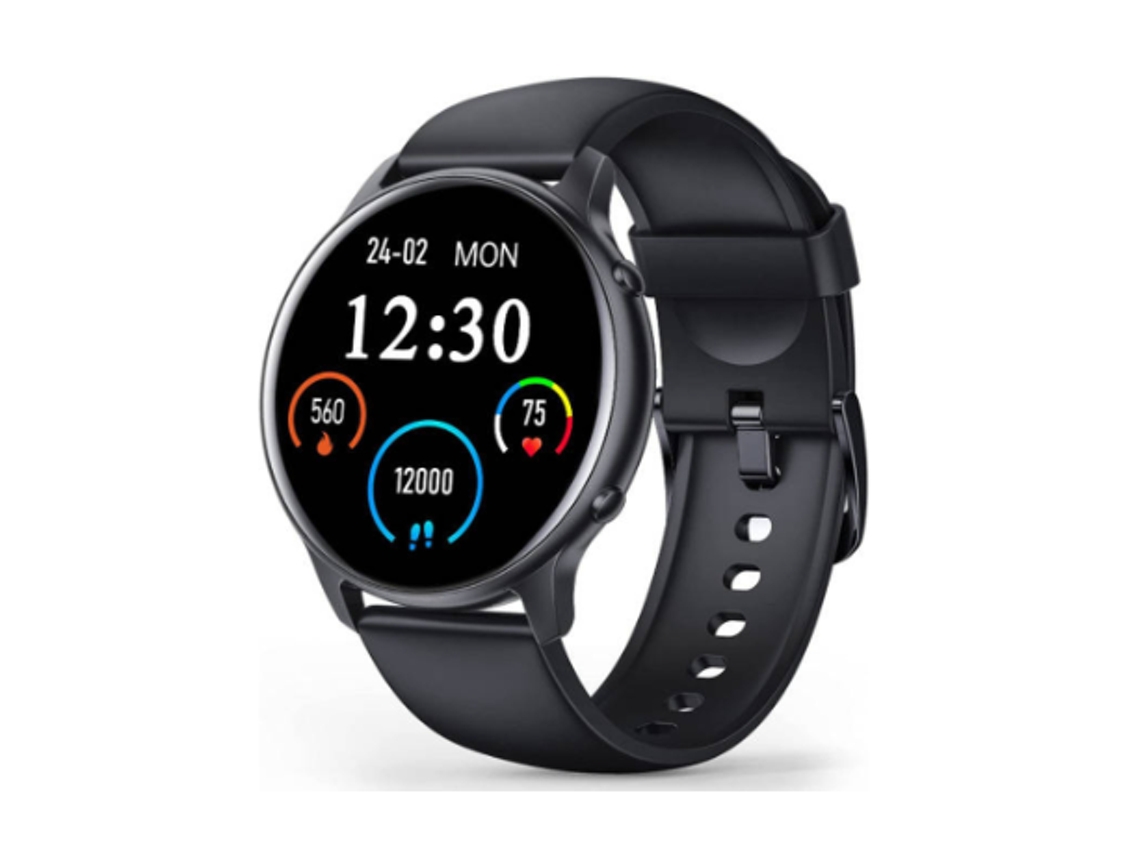 Smart Watch 1.28 Touchscreen Homens Mulheres Hr Sono Monitor Pedômetro Ip68 Fitness Água Resistente Bestvite (preto)