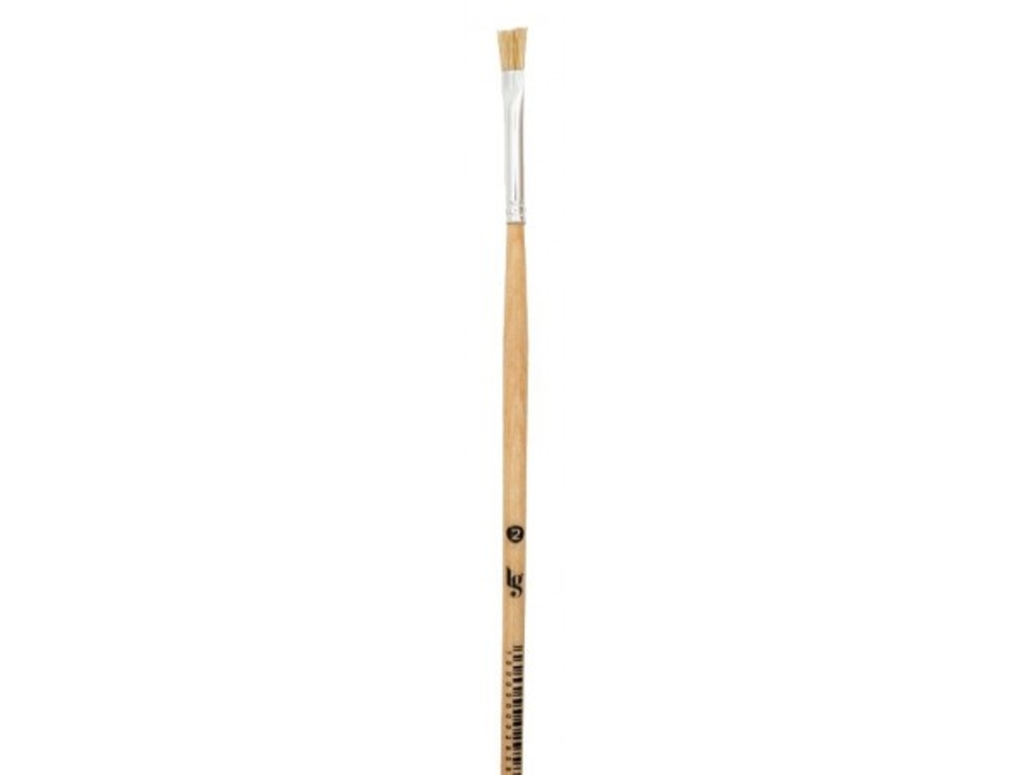 Pincel LG Nº2 Natural Espatulado C. Comprido 83043