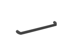 Puxador para Móveis em Zamac com 160 mm de distância entre centros e acabamento Verniz Preto Mate, conjunto de 25 HARDWAREXCHANGE