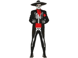 Fato de Homem DISFRAZZES Esqueleto Mexicano (Tam: L)