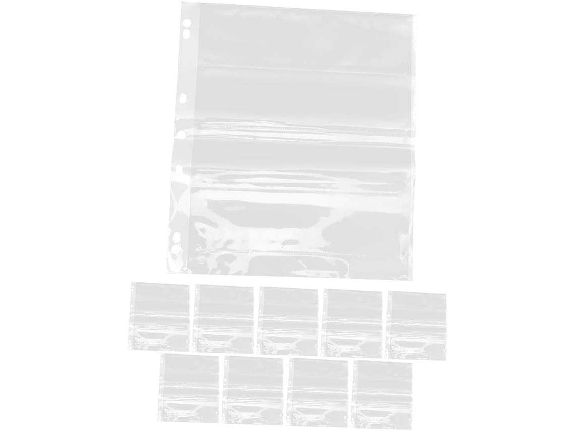 Conjunto De 10 Protetores De Negativos Fotográficos À Prova Dágua Com Furos Para Armazenamento E Organização Seguros De Negativos ET Gokoco