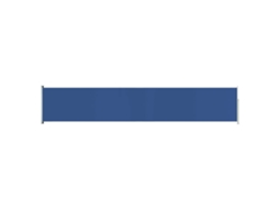 Side Awning, Side Awnings Vidaxl Azul Tecido (117 X 600 Cm)