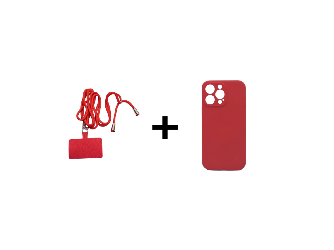 Capa Com Cordão Reno Zt Para Oppo Reno 7 Pro-vermelho Eleventek Silicone Vermelho