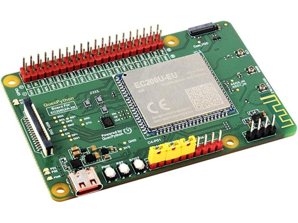Placa de Desenvolvimento Ec200u Iot Lte Cat 1 Ec200u Eu C4 P01 Bluetooth Quecpython SFUSHOS