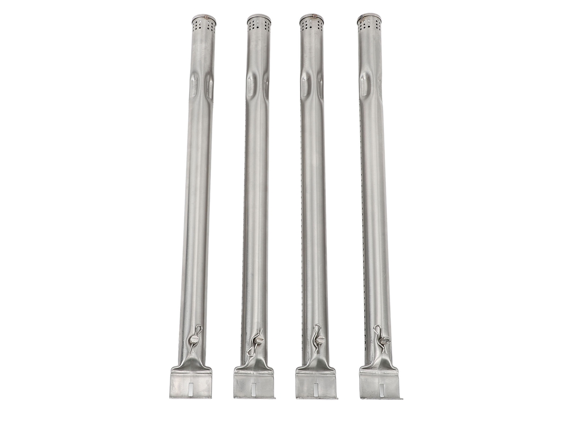 Tubo Queimador Churrasqueira Inox Universal 4pcs