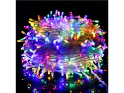 (10 M X 100 Leds Coloridos) Luzes Decorativas De Led Para O Natal