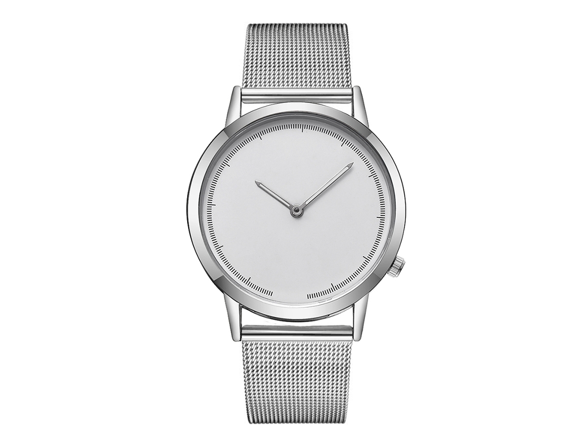 Relógio de Pulso Unisex Vansvar V458 Pulseira de Liga Mostrador Redondo Quartzo