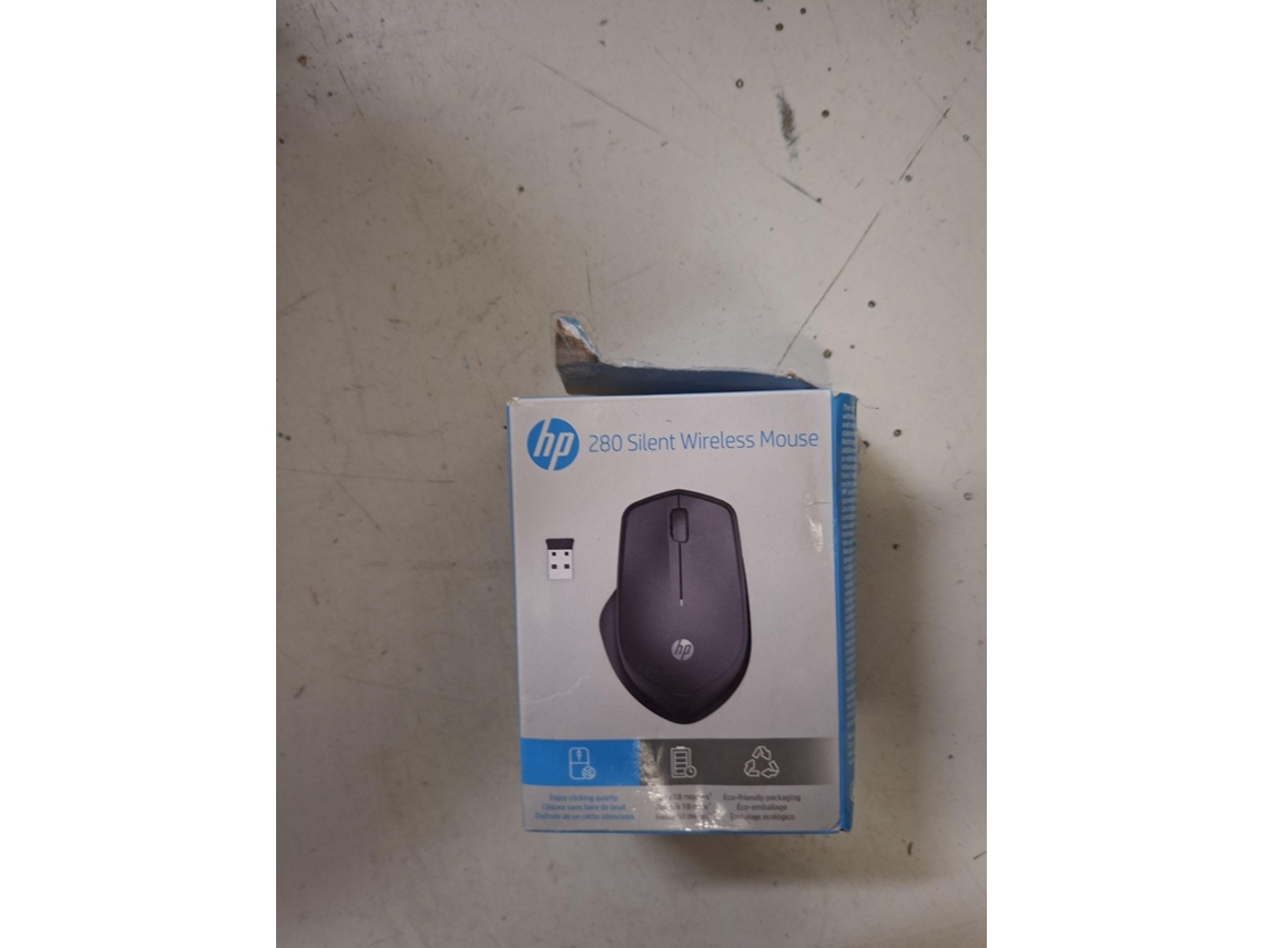 Rato HP 280 Silent (Outlet Caixa Aberta - Wireless - Produtiva - Preto)