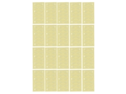 240 Pcs Pomada Adesiva Transparente Dupla Face, 16x12.29x2mm | S/MARCA