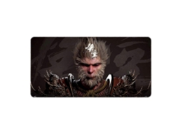 Mousepad Gamer Estendido Black Myth Tapete De Mesa Grande Antiderrapante Para Gamers E Uso No Escritório, 900x200mm Brilvibera