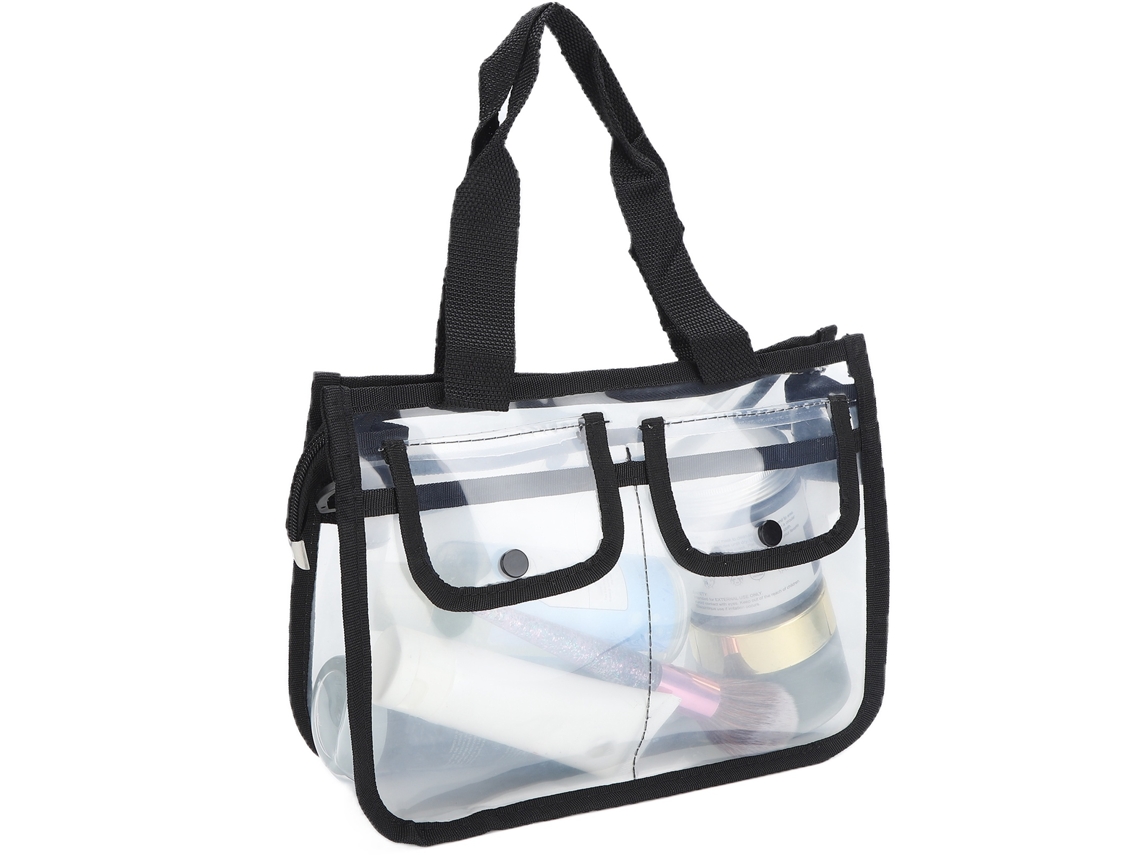 Bolsa Transparente Eva Portátil de Toiletries para Viagens