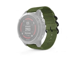 Lurelia Garmin Fenix 5 Pulseira De Nylon 22mm Com Três Anéis Verde Militar