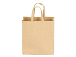Bolsa De Papel Kraft Para Casa De Boneca 1:12 Acessório Miniatura Bolsa De Compras Brinquedo