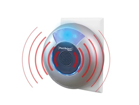 Repelente Max Contra Insetos e Roedores, Mais Potente e Eficaz, Tecnologia Eletromagnética de Ultra-Sons, PEST REJECT