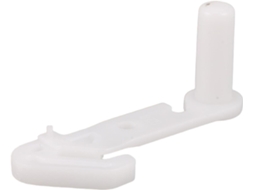Gancho Para Porta De Geladeira Com Abertura Para Canhotos, Em Plástico De Alta Resistência, Com Trava.
