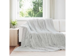 Vidaxl Manta Cinzento 240 X 220 Cm 1.36 Kg Lã