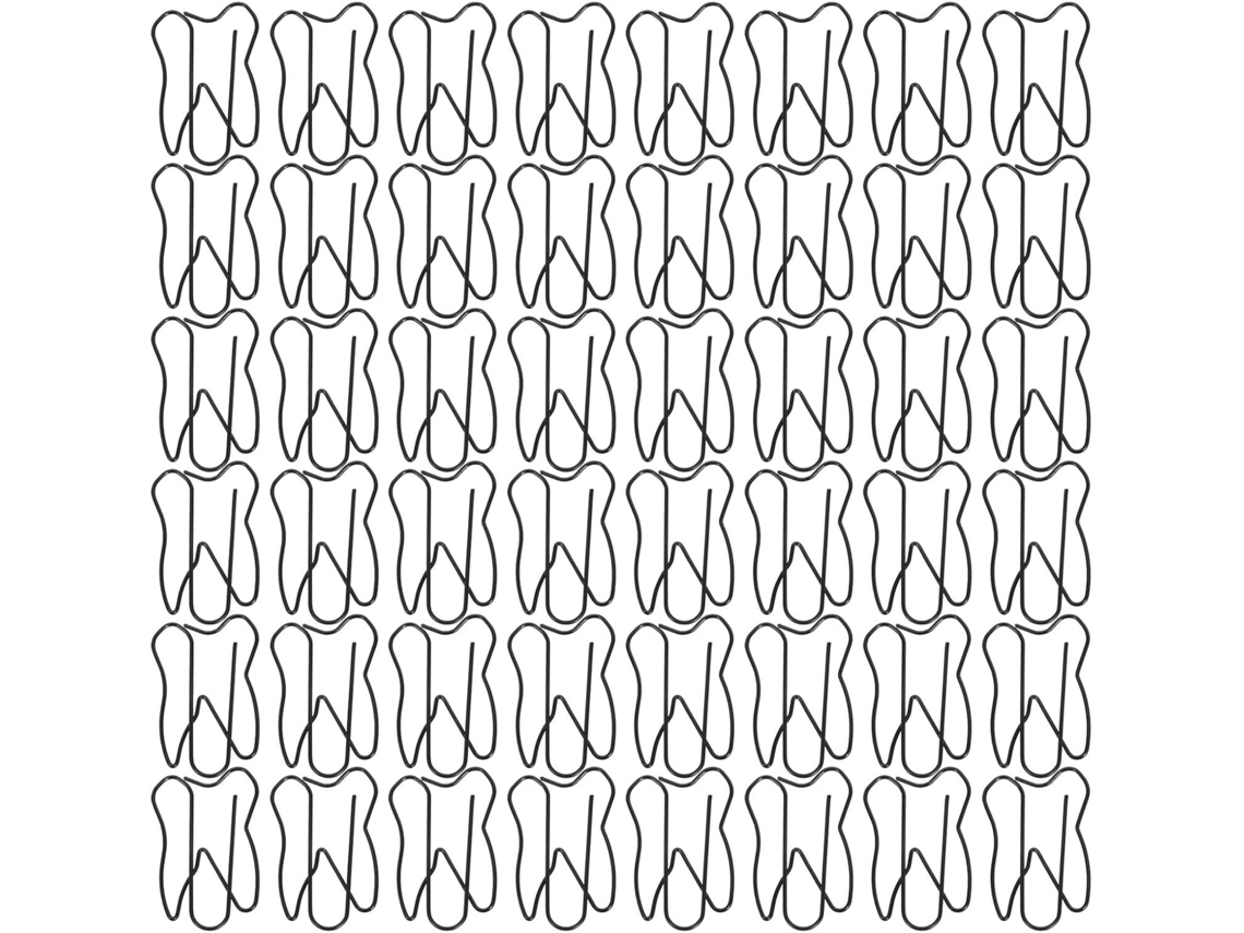 Clipes De Papel Alipis Pretos Em Metal Com Formato Dente, 150 Mini Clipes Para Escritório, Escola E Organização De
