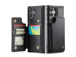 Capa De Couro Dobrável Multifuncional Para Celular.preto - Iphone 13 Pro Max