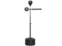 Bola Boxe Altura Ajustável 360° Bandagens Preta 163 205cm VELTRIX