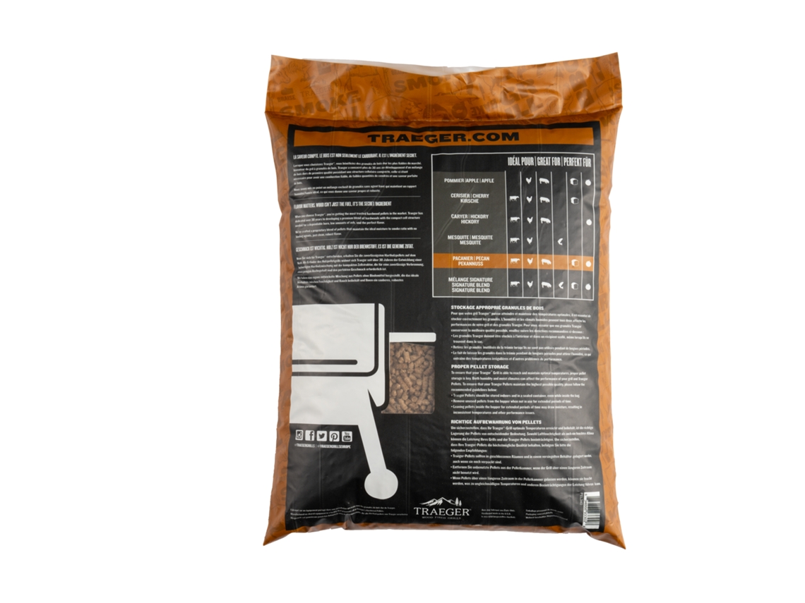 Pellets TRAEGER Pecan 9 Kg Worten.pt