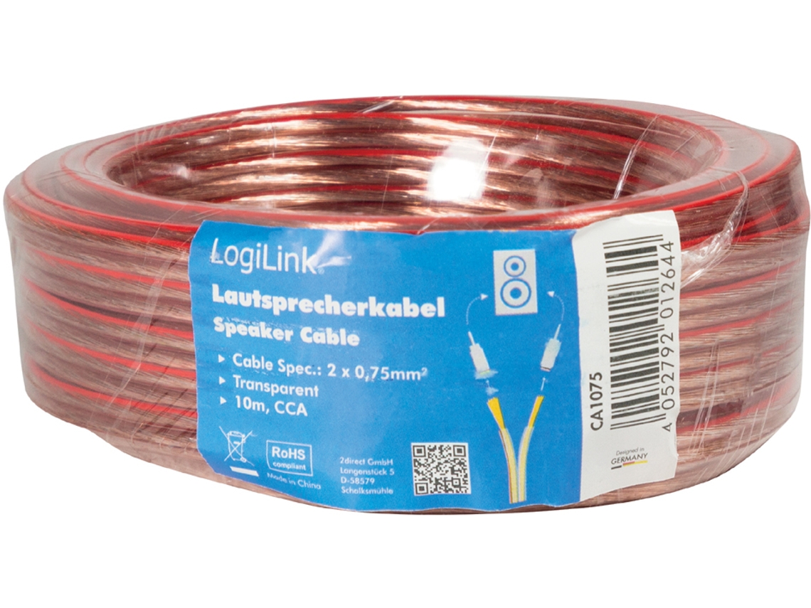 Cabo de Alto-Falante LOGILINK 2 X 1 50 Mm² 50 M