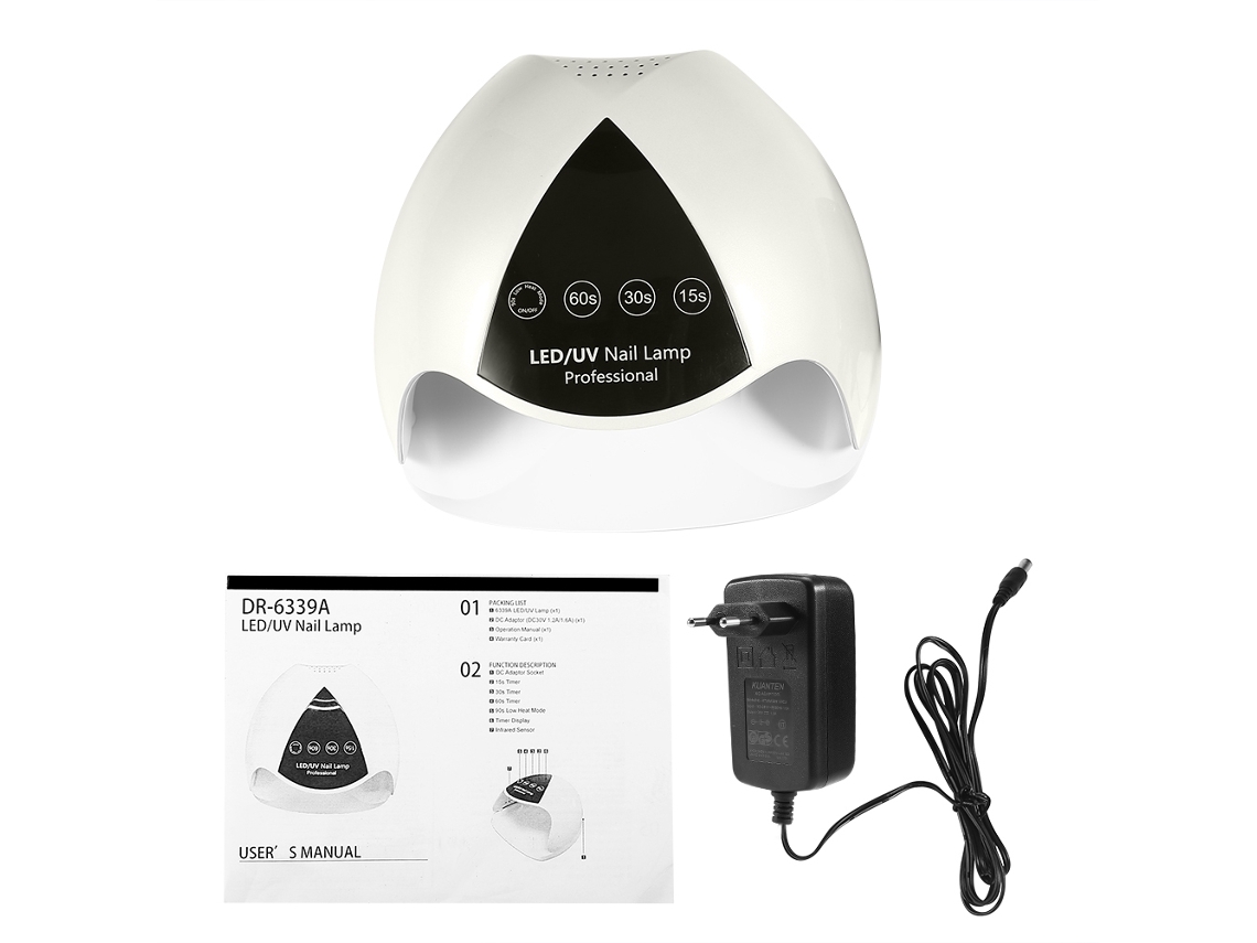Lâmpada Uvled Para Unhas Secador De Esmaltes Em Gel Com Sensor Inteligente Ferramenta De Manicure