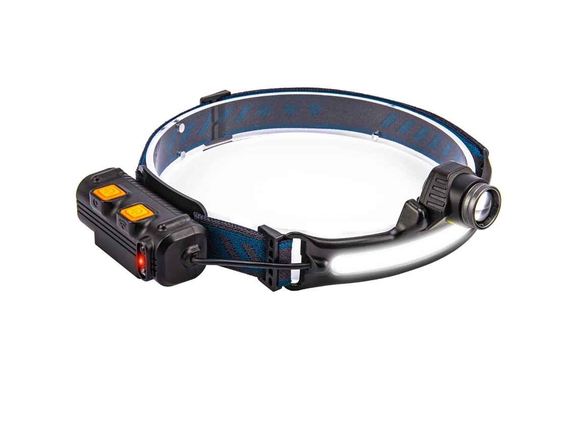 Elysve Lanterna Frontal Led, Xpg, Recarregável, Sensor De Movimento