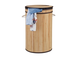 Cesto De Roupa De Bambu Com Tampa