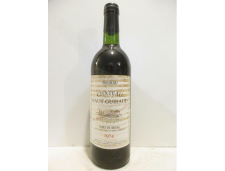 Vinho Tinto CHÂTEAU HAUT-GUIRAUD 1974 (75 cl - 1 unidade)