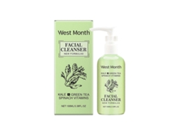 West&month Sabonete Facial Hidratante Suave, Refrescante, Controle De Oleosidade, Limpeza Diária Para Cuidados Com A Pele.