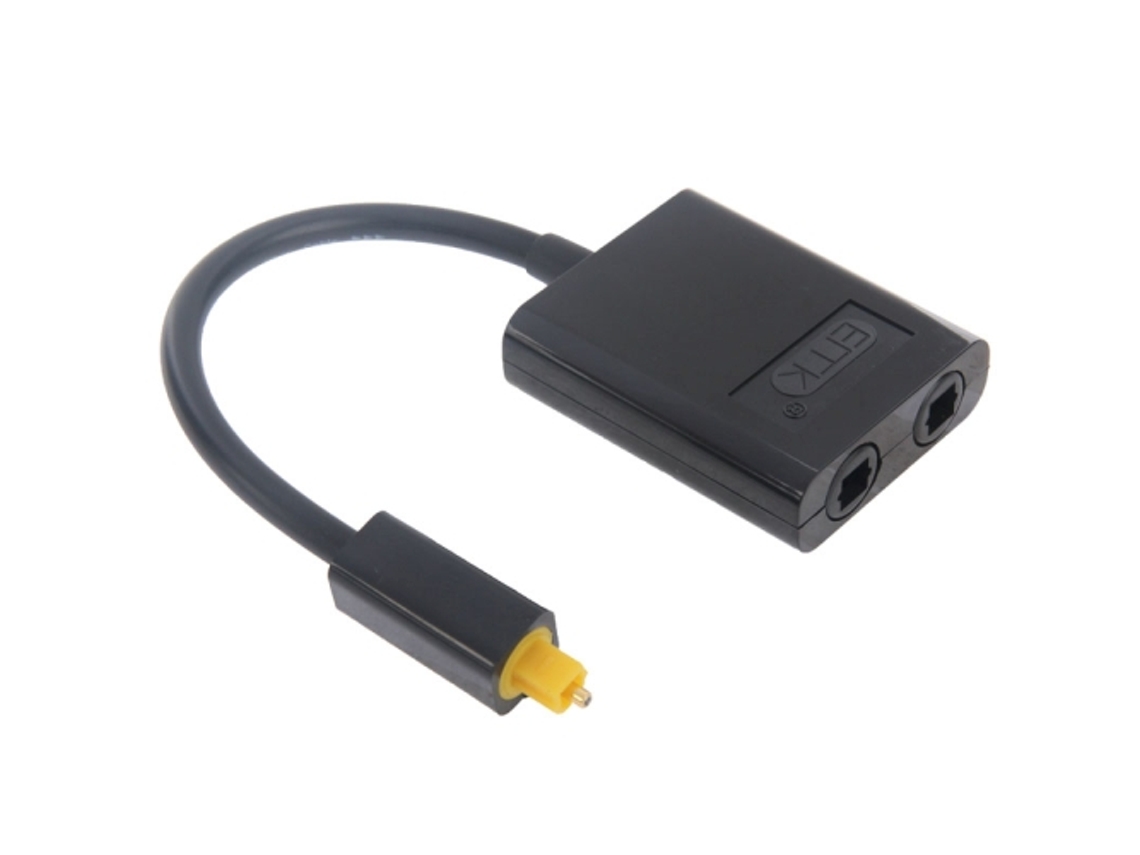 Divisor Óptico Toslink Com Saídas Duplas Brilvibera