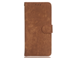 Capa Flip Para Celular, Capa Completa Em Couro.marrom Escuro - Redmi Note 14 Pro Plus