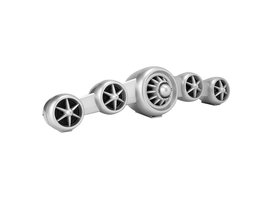 Caixa de som subwoofer SADA D 219 design avião para desktop celular 3W 2.1 | S/MARCA