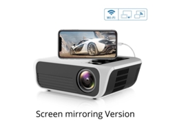 Projetor T500 1080P Led de Alta Definição Doméstico Portátil para Celular Plugue Branco eu