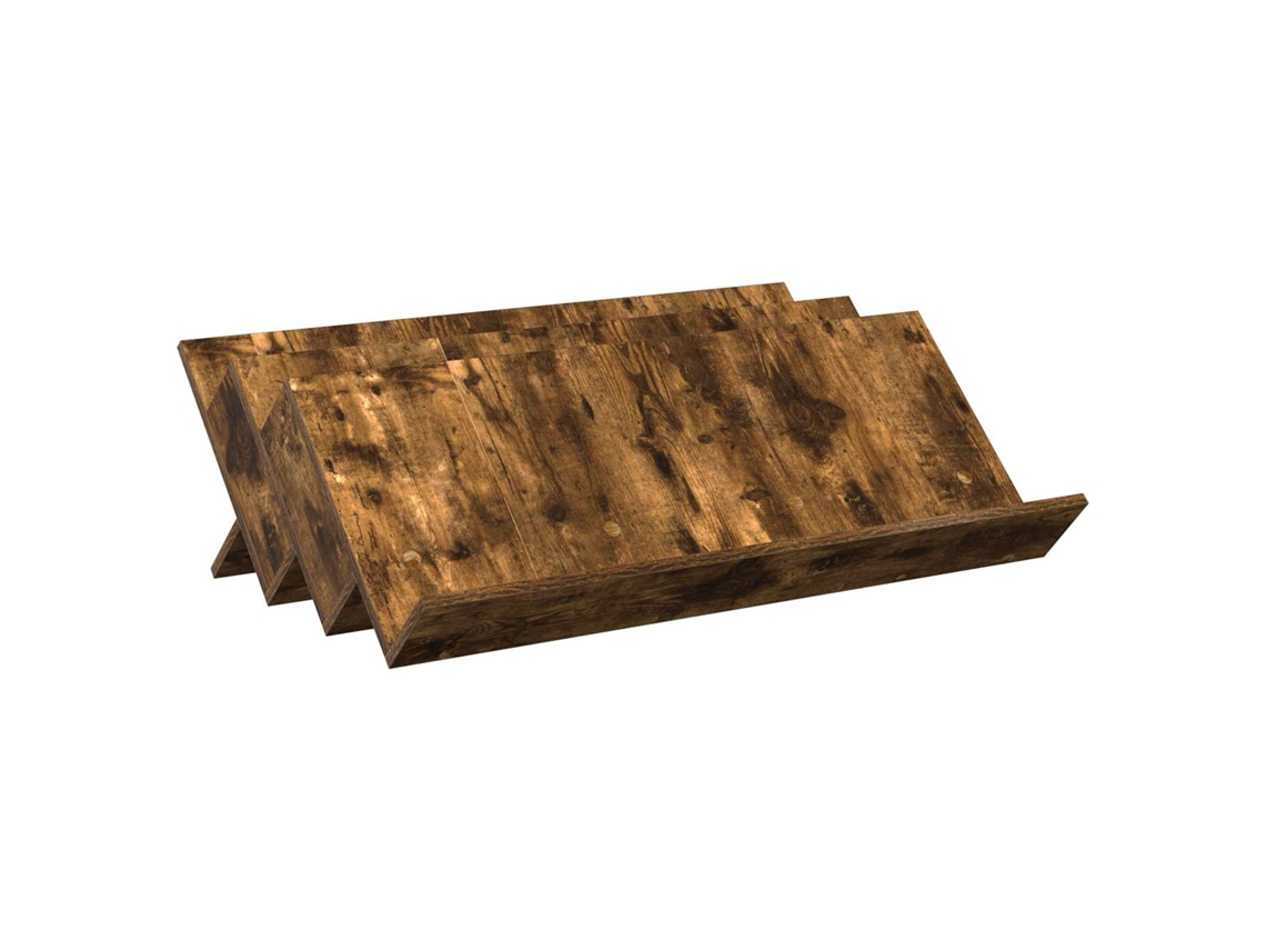 Conjunto 1 Estante De Revistas Vidaxl Castanho Derivados De Madeira (90 X 53 X 28,5 Cm)