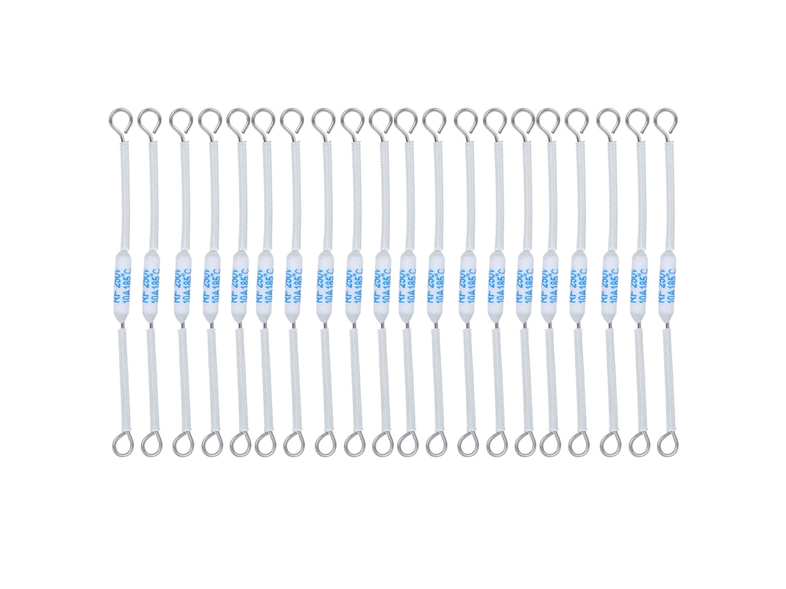 Fusível Térmico Cerâmico RF 250v 10a 185℃ S/MARCA