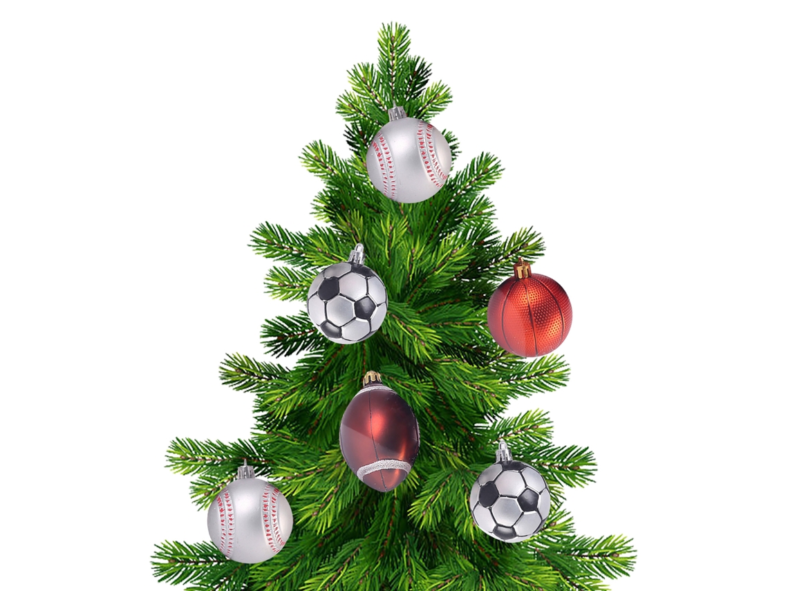 Bola De Natal (6 Cm) (vendida Em Pacote Com 2 Unidades) Eoocoo
